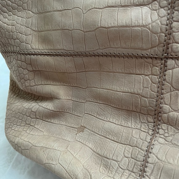 Authentic Givenchy Nightingale Croc Embossed Nubuck Leather Satchel Large - Picture 13 of 16